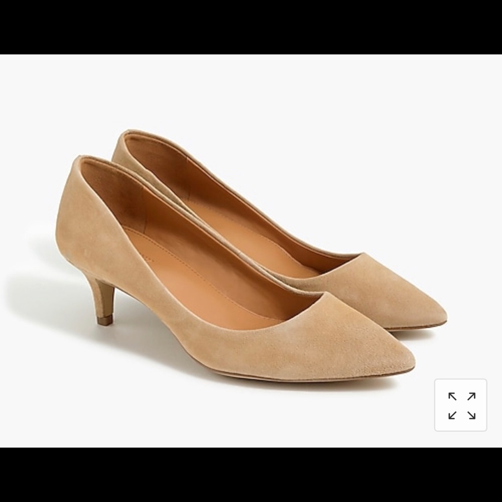 J crew factory esme kitten heels size 7 NWOT